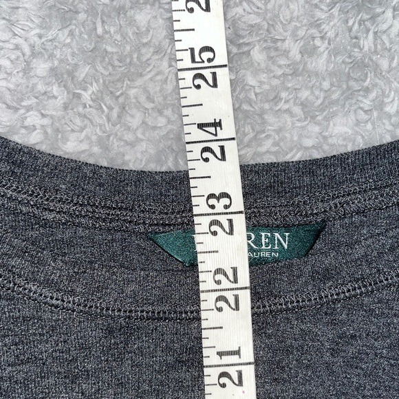 Women's Lauren Ralph Lauren‎ Top Long Sleeve Zip Shoulder Elbow Patch Size M - Picture 10 of 12